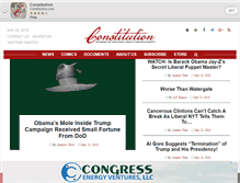 Tablet Screenshot of constitution.com